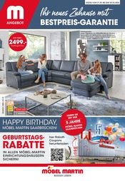 Aktueller Möbel Martin Prospekt mit Wohnzimmer, "Ihr neues Zuhause mit Bestpreis-Garantie!", Seite 1