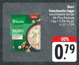 nah und gut Dinkelsbühl - Feinschmecker Suppe Angebot im Prospekt Feinschmecker Suppe bei nah und gut im Dinkelsbühl Prospekt für 0,79 €