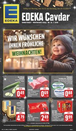 Supermarkt Prospekt von EDEKA Effelder-Rauenstein EDEKA Prospekt: "Wir lieben Lebensmittel!", 28 Seiten, 16.12.2024 - 21.12.2024