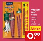 Beef Sticks im Angebot bei Netto Marken-Discount in Straubing Beef Sticks Angebote von Vitakraft bei Netto Marken-Discount Straubing für 0,99 €