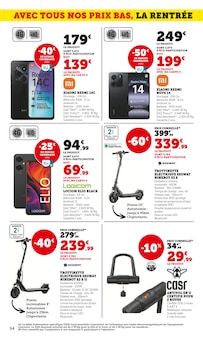 Promo Trottinette dans le catalogue Hyper U du moment à la page 94
