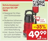 Schmutzwasserpumpe GC-DP 7835 Angebot in Leubingen Schmutzwasserpumpe GC-DP 7835 im aktuellen Prospekt bei Netto Marken-Discount in Leubingen