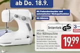 Mini-Nähmaschine im Angebot bei ALDI Nord in Essen Mini-Nähmaschine Angebote von Ambiano bei ALDI Nord Essen für 19,99 €