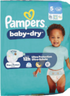 Couches baby-dry Taille 5 - PAMPERS en promo chez Monoprix Avignon Avignon à 11,38 €