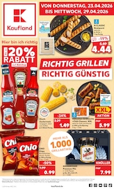 Aktueller Kaufland Supermarkt Prospekt in Olbernhau und Umgebung, "RICHTIG GRILLEN - RICHTIG GÜNSTIG" mit 8 Seiten, 23.04.2026 - 29.04.2026