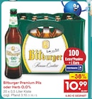 Aktuelles Premium Pils oder Herb 0,0% Angebot bei Netto Marken-Discount in Lörrach ab 10,99 €
