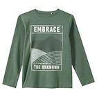 Jungen Langarmshirt mit Print im Ernstings family Prospekt zum Preis von 9,99 €