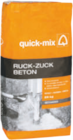 Ruck-Zuck-Beton im Angebot bei toom Baumarkt in Filderstadt Ruck-Zuck-Beton Angebote von quick-mix bei toom Baumarkt Filderstadt für 8,29 €