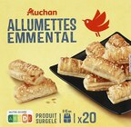 ALLUMETTES EMMENTAL SURGELÉES AUCHAN - AUCHAN dans le catalogue Auchan Hypermarché