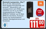 Bluetooth-Lautsprecher Flip 7 Angebote von JBL bei E center Rostock für 111,00 €
