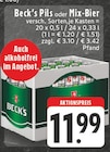 Pils im Angebot bei E center in Castrop-Rauxel Pils Angebote von Beck's bei E center Castrop-Rauxel für 11,99 €