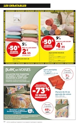 Prix et réduction Oreiller dans le prospectus Super U en cours Offre Oreiller dans le catalogue Super U du moment à la page 34