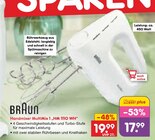 Handmixer MultiMix 1 HM 1110 WH im Angebot bei Netto Marken-Discount in Seevetal Handmixer MultiMix 1 HM 1110 WH Angebote von Braun bei Netto Marken-Discount Seevetal für 17,99 €