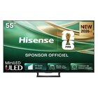 Téléviseur Mini LED 4K* - 139 cm - HISENSE - Carrefour Téléviseur Mini LED 4K* - 139 cm - HISENSE à 599,99 € dans le catalogue Carrefour