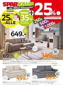 Aktueller Sparkauf Prospekt für Hardthausen (Kocher) und Ungebung, Seiten zum blättern Sparkauf Prospekt ...der Möbel-Discounter! mit Seiten in Hardthausen (Kocher) und Umgebung