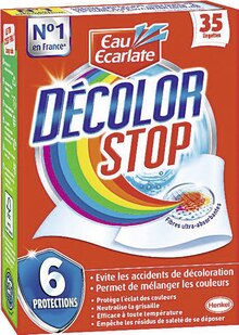 Lingettes Décolor Stop - Géant Casino à Montpellier Lingettes Décolor Stop en promo chez Géant Casino Montpellier à 3,25 €