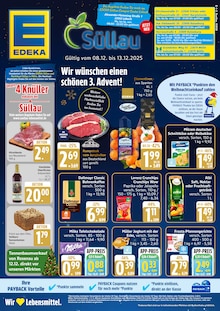 EDEKA Trittau Prospekt der aktuellen Woche, gültig von 08.12.2025 bis 13.12.2025 Aktueller EDEKA Trittau Prospekt "Top Angebote" mit 39 Seiten