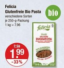 Glutenfreie Bio Pasta im V-Markt Prospekt Glutenfreie Bio Pasta von Felicia im aktuellen V-Markt Prospekt für 1,99 €