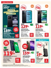 Promos Accessoires téléphone portable dans le catalogue "SOLDES & BONS PLANS" de Auchan Hypermarché Accessoires téléphone portable en promo dans le catalogue Auchan Hypermarché à la page 4
