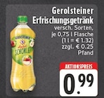 Erfrischungsgetränk Apfel Schorle im Angebot bei E center in Dorsten Erfrischungsgetränk Apfel Schorle Angebote von Gerolsteiner bei E center Dorsten für 0,99 €