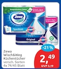 budni Hamburg - Wisch&Weg Küchentücher Sparblatt Angebot im Prospekt Wisch&Weg Küchentücher Sparblatt bei budni im Hamburg Prospekt für 2,49 €