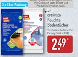 Feuchte Bodentücher oder Feuchte Bodentücher Desinfektion von Optiwisch im aktuellen ALDI Nord Prospekt für 2,49 €