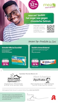 Aktueller mea - meine apotheke Prospekt (Aichhalden, 4 Seiten zum blättern mea - meine apotheke Prospekt Unsere Juni-Angebote mit 4 Seiten
