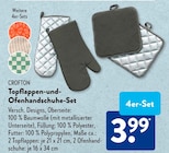 Topflappen-und-Ofenhandschuhe-Set von CROFTON im aktuellen ALDI SÜD Prospekt für 3,99 €