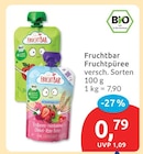 Fruchtpüree von Fruchtbar im aktuellen budni Prospekt