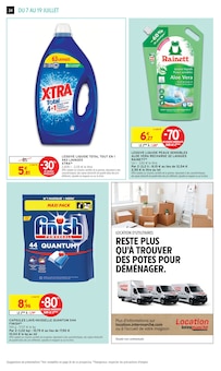 Promotion Lessive dans le prospectus Intermarché Super, valable du 07/07/2026 au 19/07/2026 Promo Lessive dans le catalogue Intermarché Super du moment à la page 34