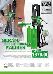 Aktueller RHG Baucentrum Baumärkte Prospekt in Neustadt und Umgebung, "Geräte für die großen Kaliber." mit 2 Seiten, 01.09.2025 - 30.09.2025