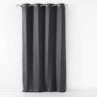 Rideau œillets Sultane suède anthracite 140x240cm - Maxi Bazar à Saint-Raphaël Rideau œillets Sultane suède anthracite 140x240cm en promo chez Maxi Bazar Saint-Raphaël à 5,99 €