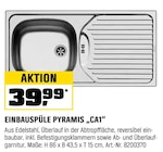 EINBAUSPÜLE PYRAMIS „CA1“ Angebote bei OBI Hof für 39,99 €