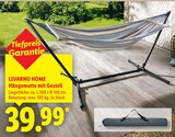 Aktuelle Hängematte Angebote bei Lidl in Hamburg Aktuelles Hängematte mit Gestell Angebot bei Lidl in Hamburg ab 39,99 €