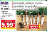 Promo Couteau de poche/ voyage à 9,99 € dans le catalogue Norma à Strasbourg
