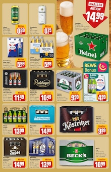 Bier im aktuellen REWE Prospekt (Weimar) Bier im REWE Prospekt "Dein Markt" mit 38 Seiten (Weimar)