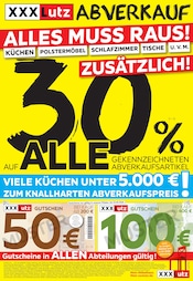 Aktueller XXXLutz Möbelhäuser Möbel & Einrichtung Prospekt in Blumberg und Umgebung, "ALLES MUSS RAUS!" mit 1 Seite, 18.05.2026 - 24.05.2026