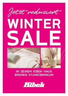 Aktueller Kibek Prospekt für Stuhr und Ungebung, Seiten zum blättern Kibek Prospekt WINTER SALE mit Seiten in Stuhr und Umgebung