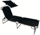 Alu-Gartenliege mit Sonnendach Angebote bei Zimmermann Oldenburg für 39,99 €