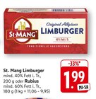 EDEKA Mannheim - Limburger Angebot im Prospekt Limburger bei EDEKA im Mannheim Prospekt für 1,99 €