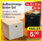 Aufbewahrungsboxen-Set im Angebot bei Zimmermann in Garbsen Aufbewahrungsboxen-Set Angebote bei Zimmermann Garbsen für 5,00 €