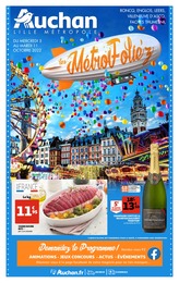 Catalogue Auchan à Lille, avec 40 pages Prospectus Auchan à Lille, "Les Metrofolie'z", 40 pages, 05/10/2022 - 11/10/2022