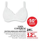 Soutien-gorge avec armatures - SANS COMPLEXE en promo chez Hyper U Sarcelles à 12,45 €