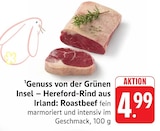 Hereford-Rind aus Irland: Roastbeef Angebote bei E center Rottenburg für 4,99 €