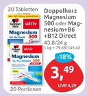 Magnesium 500 von Doppelherz für 3,49 € bei budni im Angebot Magnesium 500 von Doppelherz im aktuellen budni Prospekt