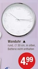 Wanduhr von  im aktuellen V-Markt Prospekt für 4,99 €