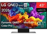 43 Zoll Fernseher im MediaMarkt Saturn Prospekt QNED86B TV QNED (Flat, 43 Zoll / 109 cm, UHD 4K, SMART TV) von LG im aktuellen MediaMarkt Saturn Prospekt für 539,99 €