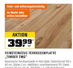 FEINSTEINZEUG TERRASSENPLATTE „TIMBER TWO“ für 39,99 € bei OBI im Angebot FEINSTEINZEUG TERRASSENPLATTE „TIMBER TWO“ im aktuellen OBI Prospekt