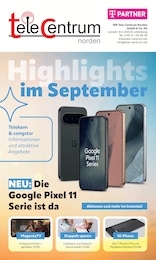 WR Tele-Centrum Norden GmbH & Co.KG Prospekt "Highlights im September", 12 Seiten, 01.09.2026 - 01.09.2026 Aktueller WR Tele-Centrum Norden GmbH & Co.KG Prospekt, "Highlights im September", mit Angeboten der Woche, gültig von 01.09.2026 bis 01.09.2026
