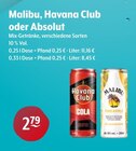 Malibu, Havana Club oder Absolut im Angebot bei Getränke Hoffmann in Willich Malibu, Havana Club oder Absolut Angebote von Malibu, Havana Club, Absolut bei Getränke Hoffmann Willich für 2,79 €